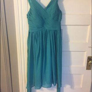 Teal custom special occasion dress